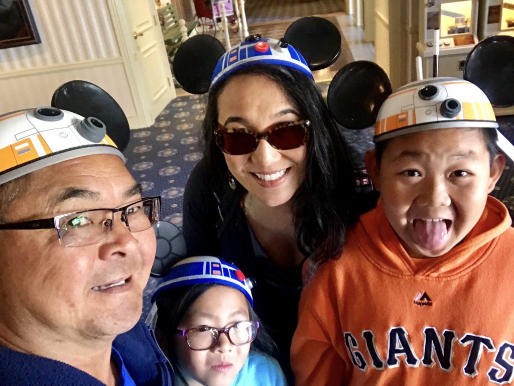 Dr. Yip and Family at Disneyland