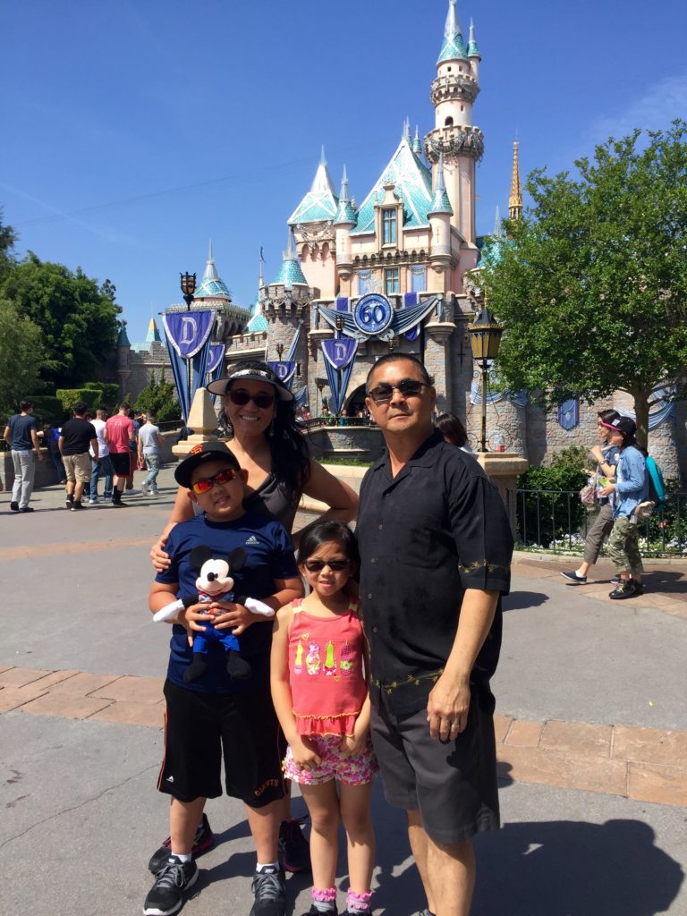 Dr. Yip and Family at Disneyland