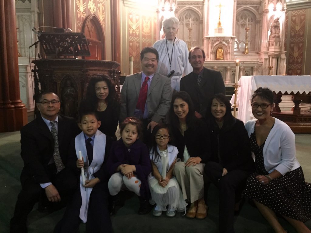 Dr. Yip and Family at St. Paul's Church