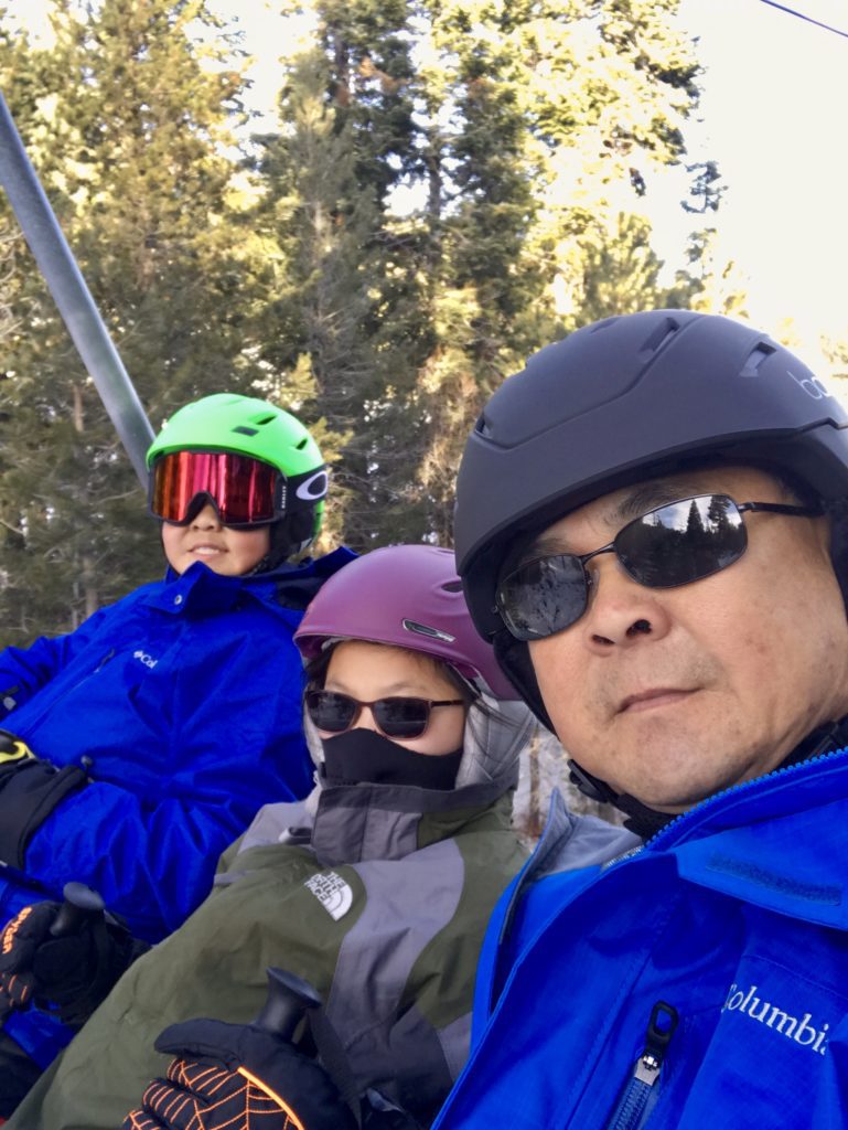 Dr. Yip and Family On Ski Weekend
